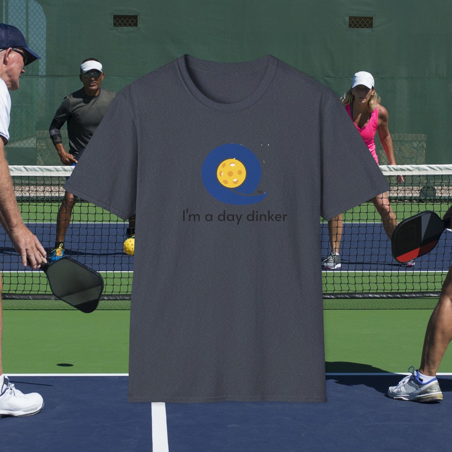 Day Dinker Pickleball Unisex Softstyle T-Shirt